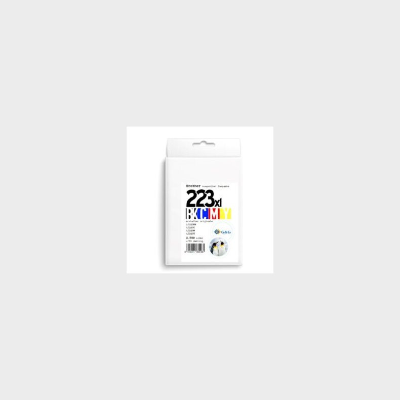 Printerpatronst LC223 4 stk