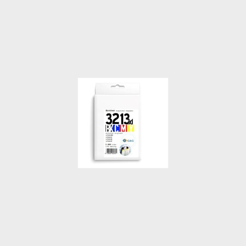 Printerpatronst LC3213 4 stk