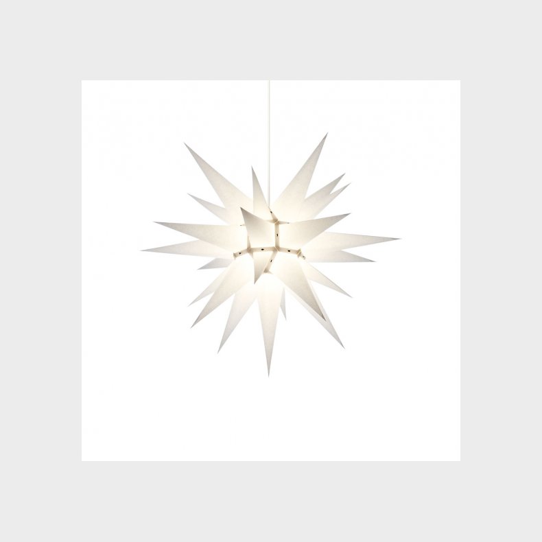 Herrnhut stjerne 60 cm papir hvid