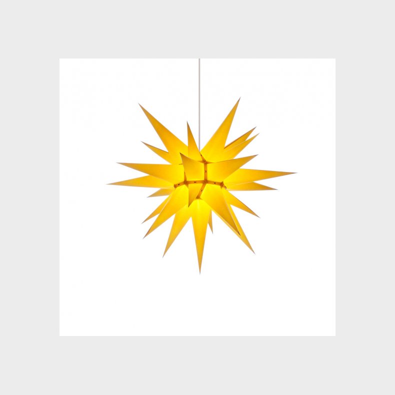 Herrnhut stjerne 60 cm papir gul