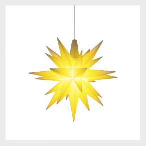 Stjerne 8 cm gul